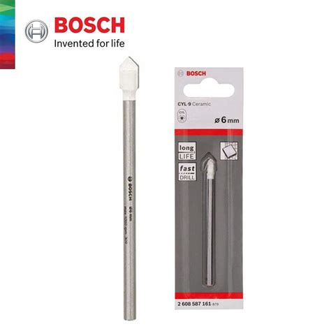 Bosch Tile Drill Bit 6mm 2608587161 — available from Ceylon Platinum Trading, Matara