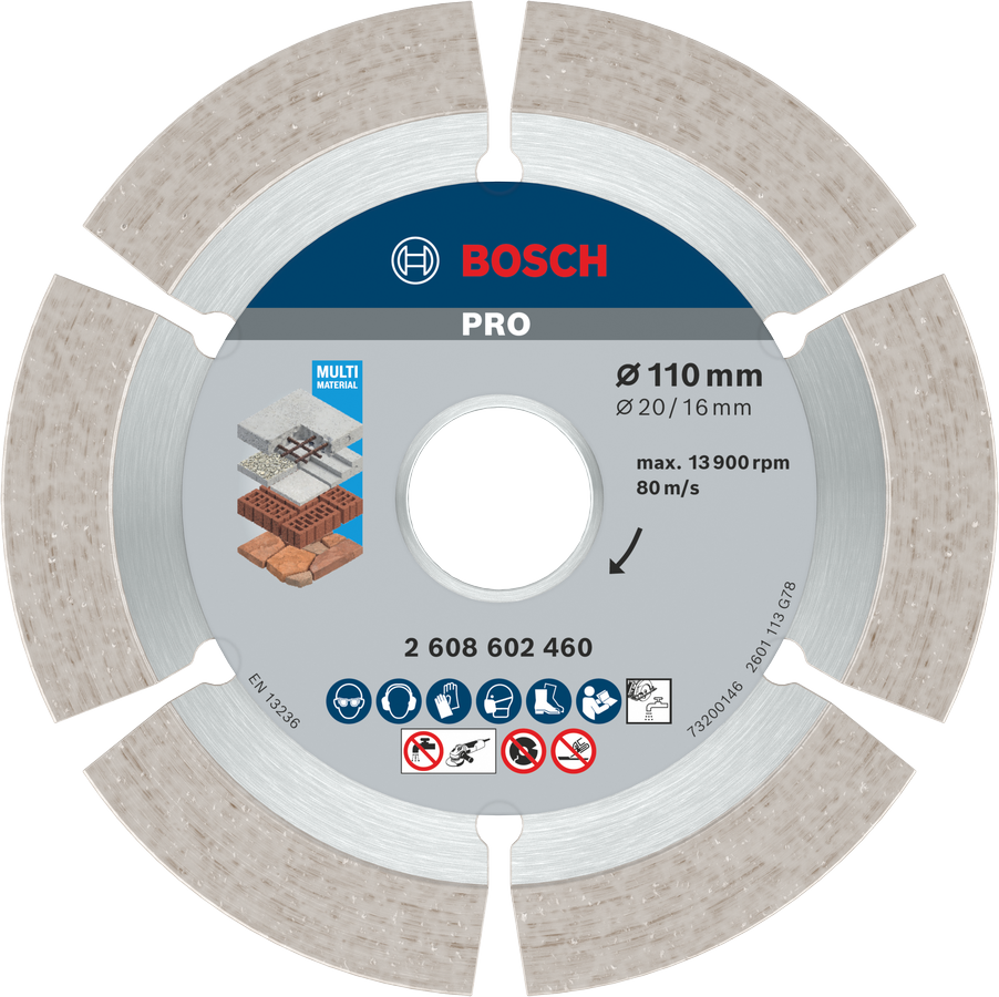 Bosch Diamond Cutting Disc 4" 26086152532 — available from Ceylon Platinum Trading, Matara