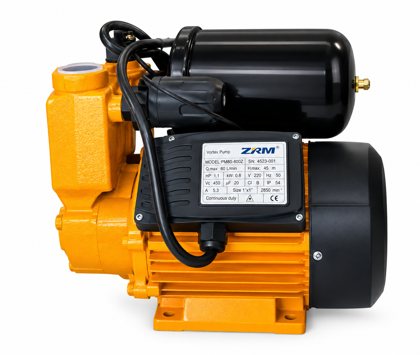 ZRM Vortex Pump 1.1HP PM80 — available from Ceylon Platinum Trading, Matara